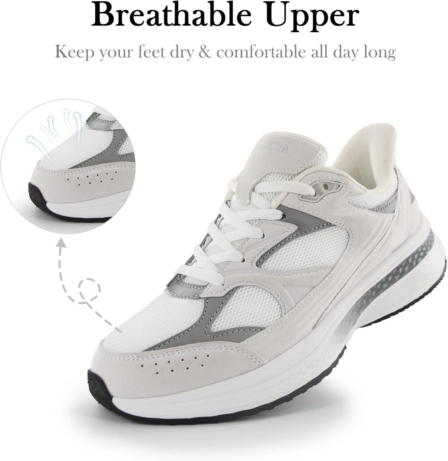 Women’s Slip On Retro Shoes Breathable Mesh Lightweight Tennis Sneakers for Athletic Walking Gym Workout