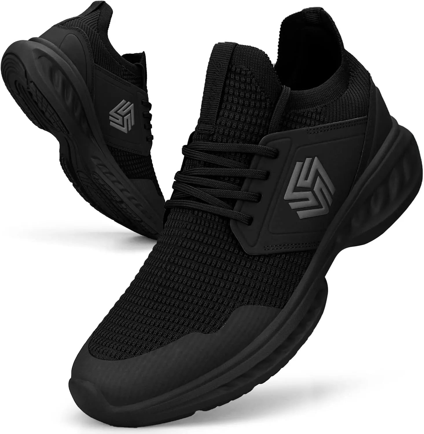 Womens Slip On Walking Shoes Non Slip Running Shoes Breathable Workout Shoes Lightweight Gym Sneakers