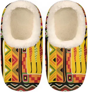Women's Slippers Comfy Warm House Slippers for Women Men, Fuzzy Slip-on Plush Ladies Slippers Socks for Winter Bedroom Indoor and Outdoor
