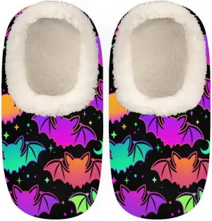 Women's Slippers Comfy Warm House Slippers for Women Men, Fuzzy Slip-on Plush Ladies Slippers Socks for Winter Bedroom Indoor and Outdoor