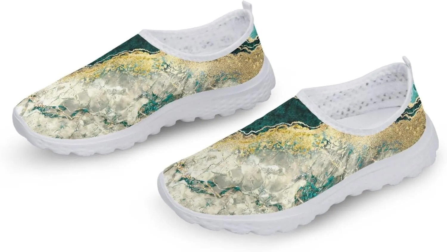 Womens Tennis Shoes Cherry Blossoms Breathable Casual Athletic Walking Shoes Casual Fashion Slip On Running Sneakers