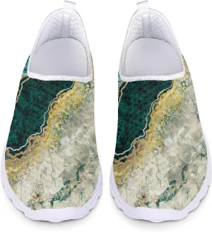 Womens Tennis Shoes Cherry Blossoms Breathable Casual Athletic Walking Shoes Casual Fashion Slip On Running Sneakers