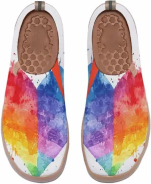 Women's Travel Walking Shoes Knit Slip On Casual Loafers