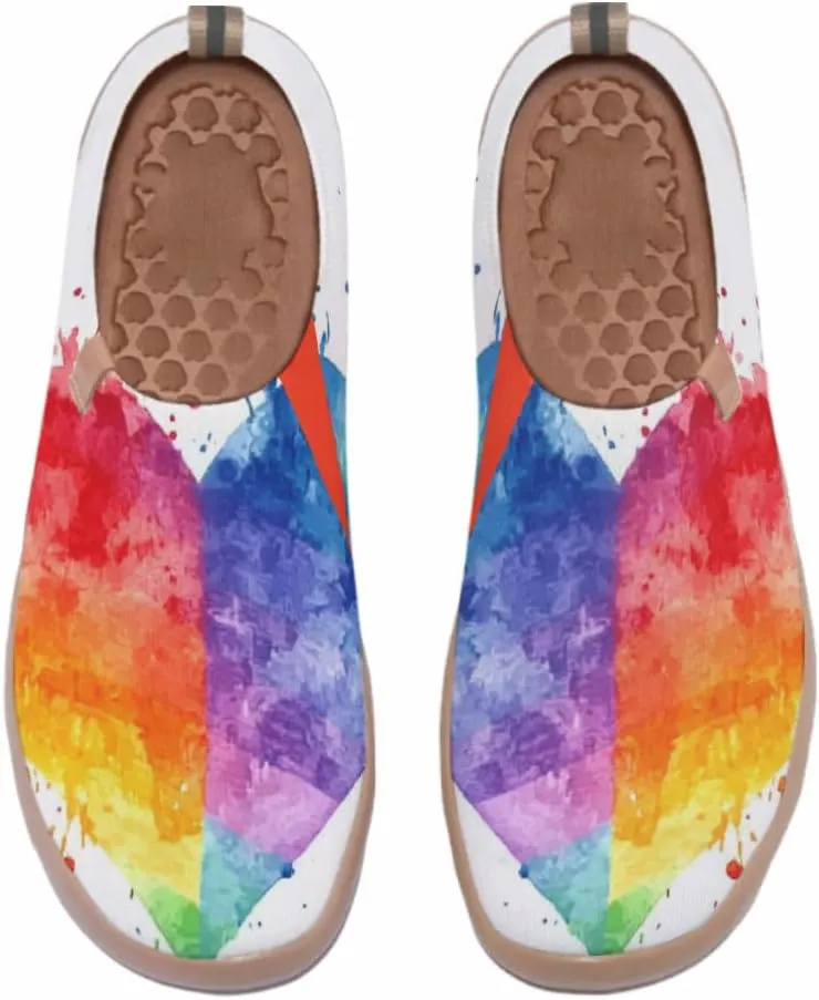 Women's Travel Walking Shoes Knit Slip On Casual Loafers
