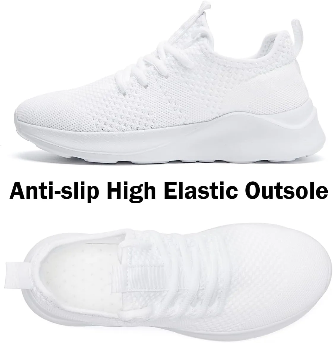 Womens Walking Shoes Running Sneakers Slip On Tennis Sport Workout Gym Athletic Outdoor Travel Work Lightweight Fashion Breathable Comfortable Shoe