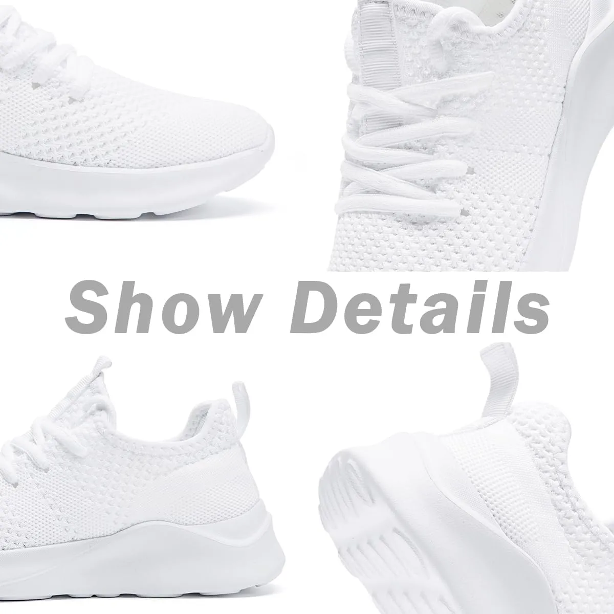 Womens Walking Shoes Running Sneakers Slip On Tennis Sport Workout Gym Athletic Outdoor Travel Work Lightweight Fashion Breathable Comfortable Shoe
