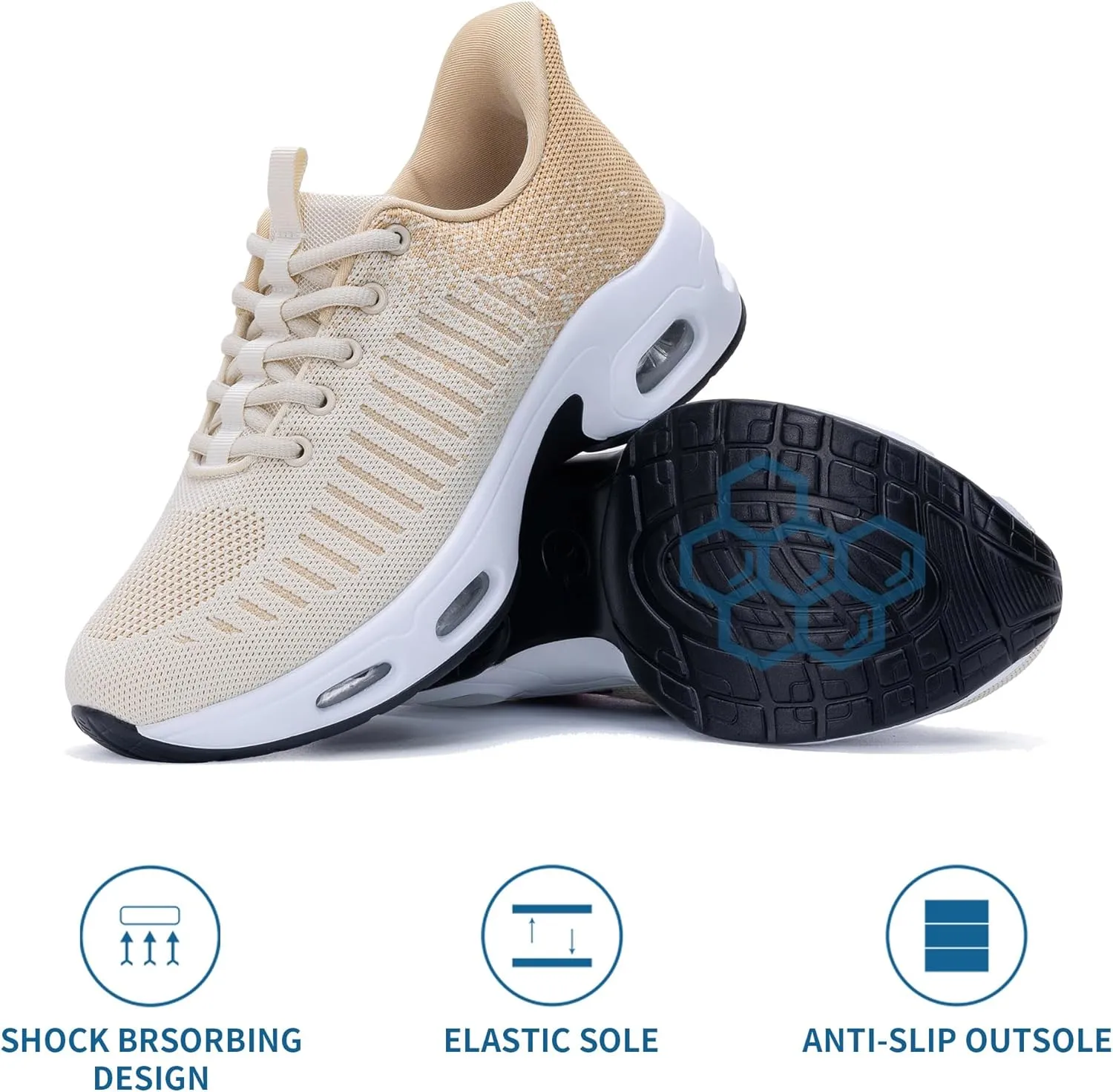 Women's Walking Shoes | Slip On | Fashion Sneakers | Running Tennis Shoes US 6-11