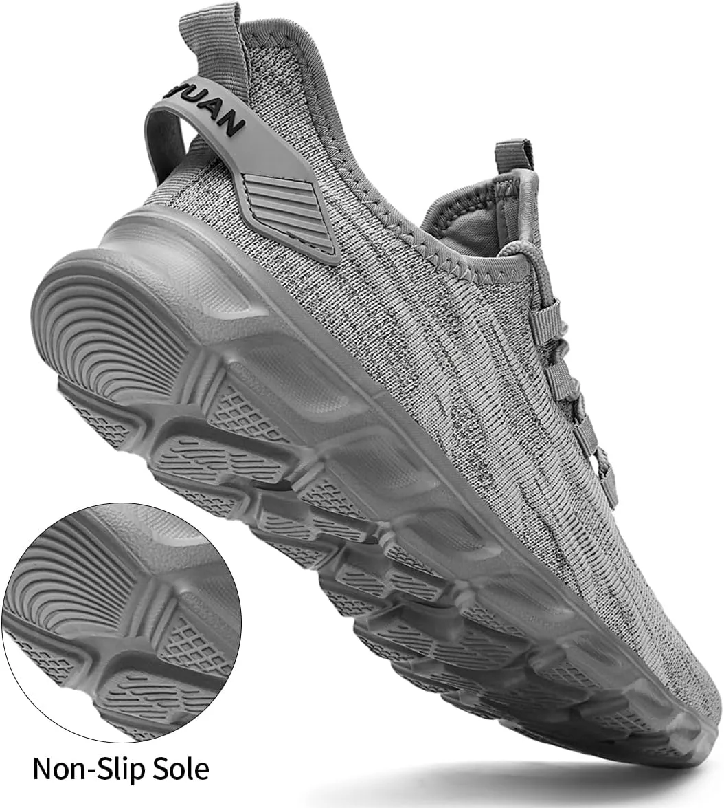 Womens Walking Shoes Slip On Sneakers Tennis Shoes Running Sport Workout Gym Shoes Athletic Non Slip Lightweight Breathable Fashion Casual Shoes for Travel Work