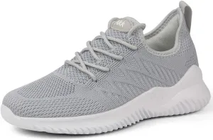 Womens Walking Tennis Shoes - Slip On Memory Foam Lightweight Casual Sneakers for Gym Travel Work