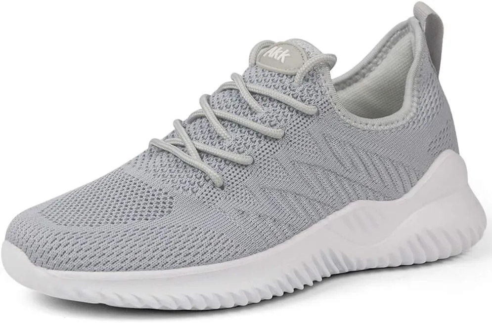 Womens Walking Tennis Shoes - Slip On Memory Foam Lightweight Casual Sneakers for Gym Travel Work