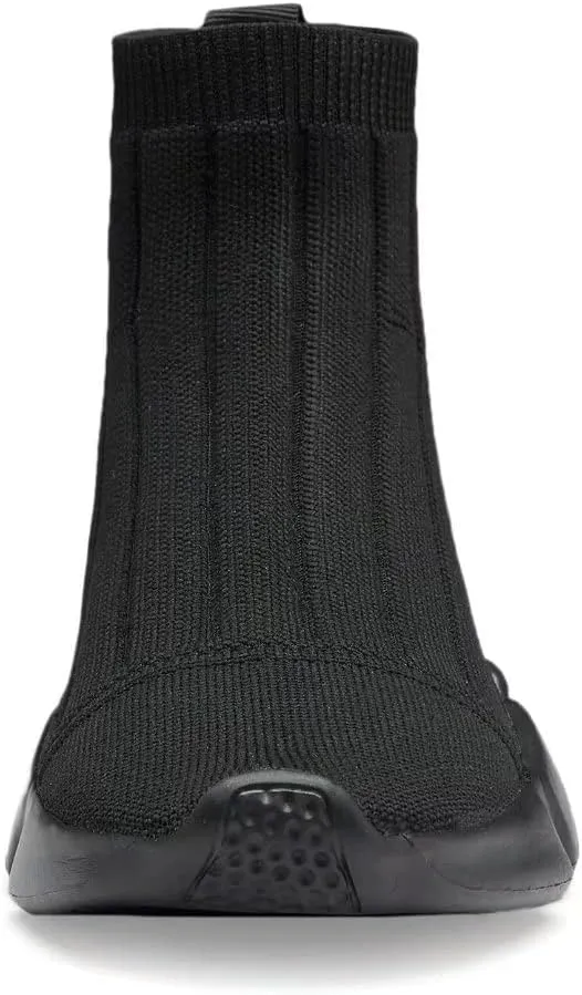 YAVY Kids Sneakers for Boys Tennis Shoes Girls Sock Sneakers for Kids Slip on Shoes Breathable high top Athletic Lightweight Walking Running Shoes