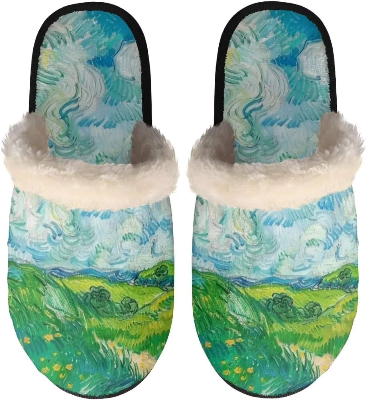 YEXIATODO Comfy House Shoes Women Size XS-XL for Girls Fuzzy Slippers for Men Cotton Slippers