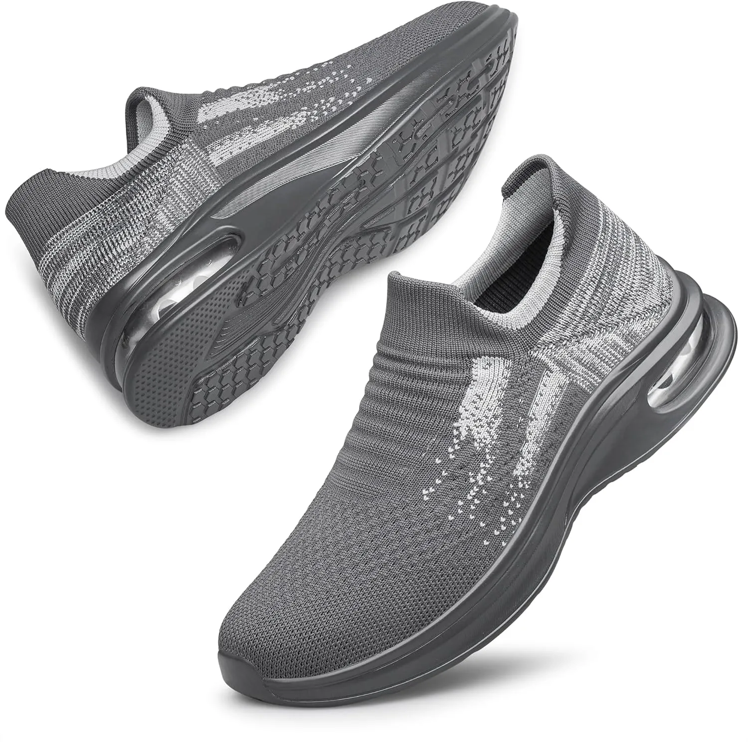 YHOON Womens Walking Shoes Slip on Running Shoes Lightweight Workout Gym Shoes Breathable Casual Sneakers