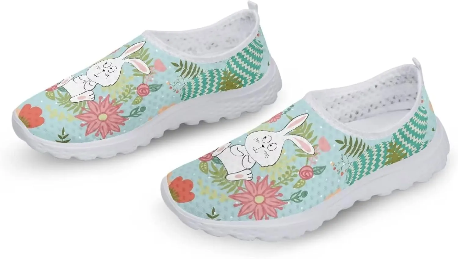 Yzaoxia Sneakers for Women Tennis Shoes Teen Girls Size 5.5-11.5 Slip on Running Shoes Breathable Mesh Water Shoes