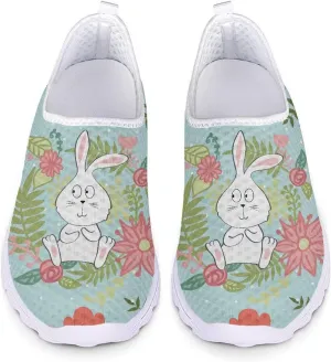 Yzaoxia Sneakers for Women Tennis Shoes Teen Girls Size 5.5-11.5 Slip on Running Shoes Breathable Mesh Water Shoes