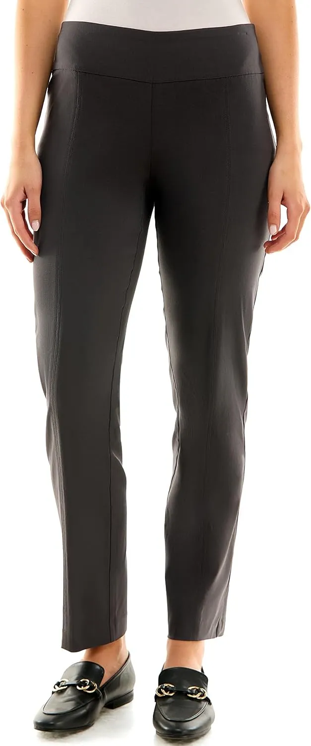 Zac & Rachel Women's Millennium Fabric - Slim Leg Pull-On Pant