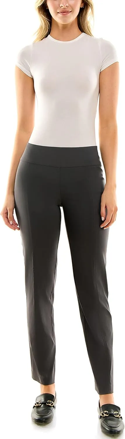Zac & Rachel Women's Millennium Fabric - Slim Leg Pull-On Pant