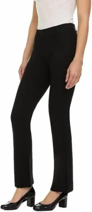 ZayWay Women's Stretch Bootcut Dress Pants with Pockets - Wear to Work - Ponte Treggings