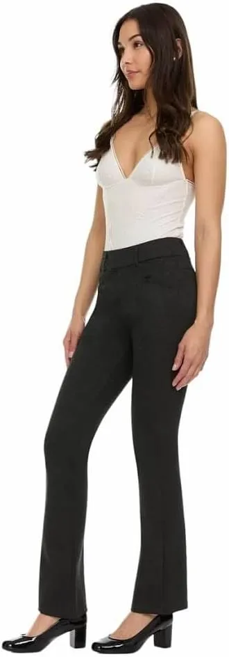 ZayWay Women's Stretch Bootcut Dress Pants with Pockets - Wear to Work - Ponte Treggings