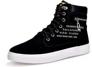 ZDLJYL Mens Fashion Walking Lace Up High Top Shoes Stylish Running Athletic Casual Sneaker Hip Hop Shoes for Men