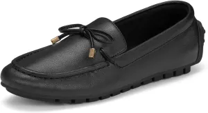 ZURIN Knitted Loafers for Women Casual Flat Shoes Slip On Loafers Comfortable Breathable Boat Shoes for Work Driving Walking